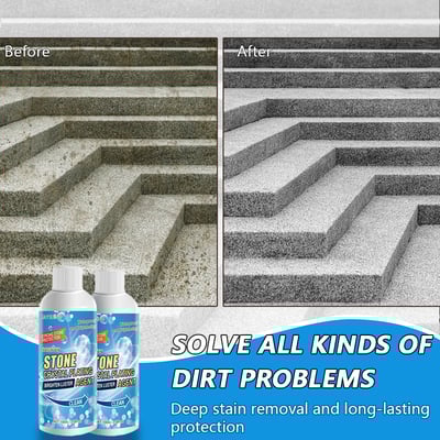 Stone Crystal Plating Agent Stonework Polishing And Coating Agent Marble Tile Anti-corrosion Incremental Crystal Stone Stain Remover With Box 100ml
