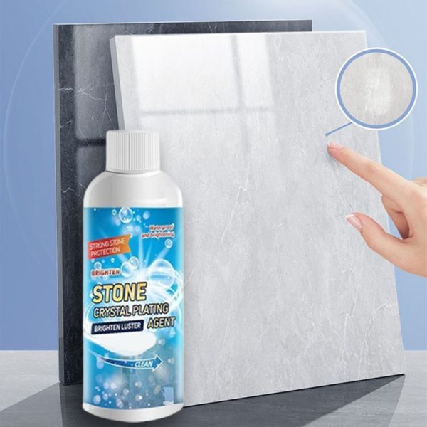 Stone Crystal Plating Agent Stonework Polishing And Coating Agent Marble Tile Anti-corrosion Incremental Crystal Stone Stain Remover With Box 100ml