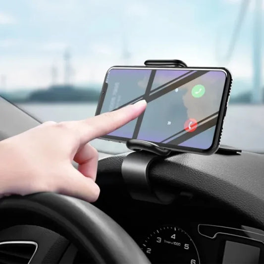 Magnetic Dashboard Mobile Holder Small Easy Access Design Round Rotating | Car Phone Holder Easy Clip Mount Stand Panel Multi-functional Universal Dashboard Bracket Holder